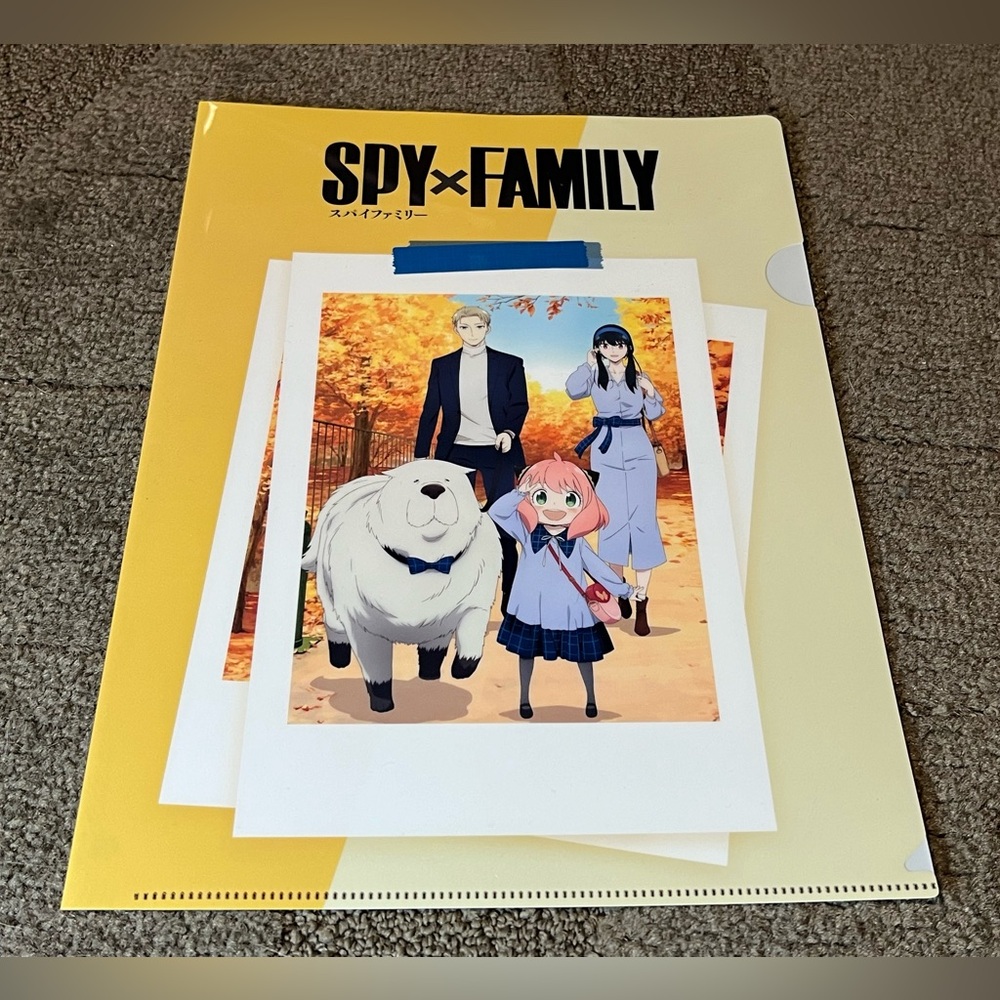 Spy x Family Forger Family Clear File Folder Japan Exclusive Officially Licensed